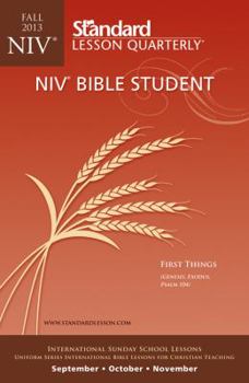 Paperback NIV® Bible Student-Fall 2013 (Standard® Lesson Quarterly) Book