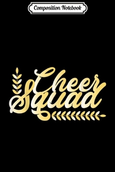 Paperback Composition Notebook: Cool Beautiful Unique Perfect For Cheer Squad Journal/Notebook Blank Lined Ruled 6x9 100 Pages Book