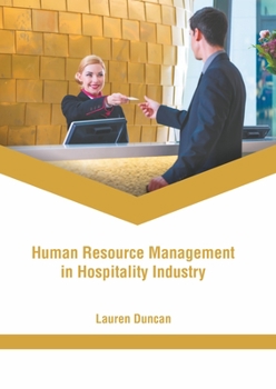 Hardcover Human Resource Management in Hospitality Industry Book