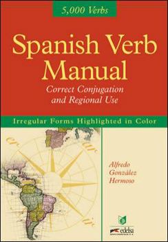 Paperback Spanish Verb Manual Book