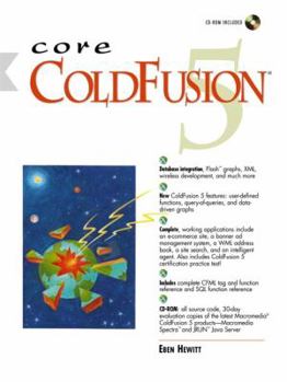 Paperback Core Coldfusion 5 [With CDROM] Book