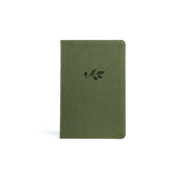 Imitation Leather KJV Thinline Bible, Olive Leathertouch Book