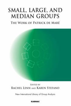 Paperback Small, Large and Median Groups: The Work of Patrick de Mare Book