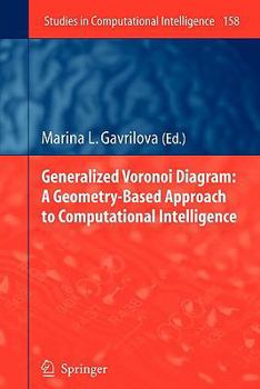 Paperback Generalized Voronoi Diagram: A Geometry-Based Approach to Computational Intelligence Book