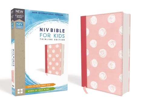 Hardcover Niv, Bible for Kids, Cloth Over Board, Pink, Red Letter, Comfort Print: Thinline Edition Book