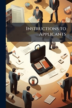Paperback Instructions to Applicants Book