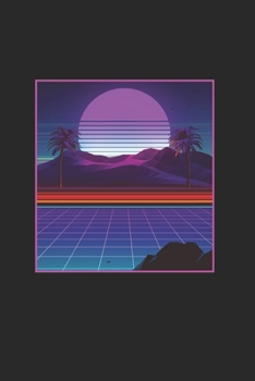 Vaporwave Aesthetic Fashion Paradise Retrowave: 120 Pages 6 'x 9' |Dot Graph Paper Journal Manuscript • Planner • Scratchbook • Diary