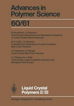 Paperback Liquid Crystal Polymers II/III Book