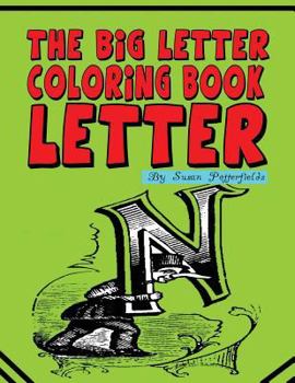 Paperback The Big Letter Coloring Book: Letter N Book