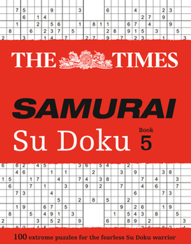 Paperback The Times Samurai Su Doku 5 Book