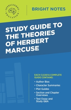 Paperback Study Guide to the Theories of Herbert Marcuse Book