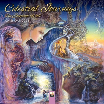 Calendar Celestial Journeys by Josephine Wall Mini Wall Calendar 2023 (Art Calendar) Book