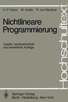 Paperback Nichtlineare Programmierung [German] Book