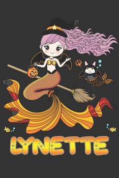 Lynette: Lynette Halloween Beautiful Mermaid Witch, Create An Emotional Moment For Lynette?, Show Lynette You Care With This Personal Custom Gift With ... Very Own Planner Calendar Notebook Journal