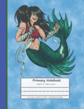 Primary Notebook Grade K-2 Story Journal: Mermaid Edition, Draw and Write, Dashed Midline Creative Picture Notebook, Early Childhood, Kindergarten (120 Pages,8,5 x 11") (Kids)