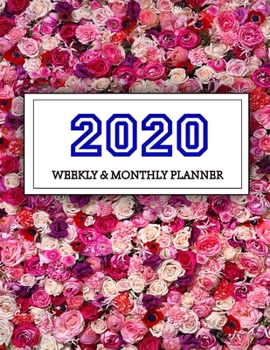 Paperback 2020 Planner Weekly and Monthly: Jan 1, 2020 to Dec 31, 2020: Weekly & Monthly Planner + Calendar Views - Inspirational Quotes and Navy Floral Cover - Book