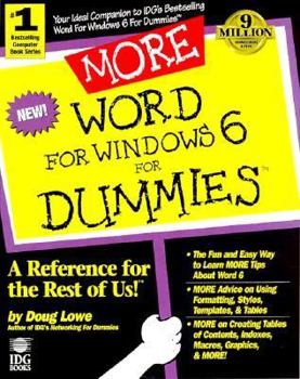 More Word for Windows 6 for Dummies