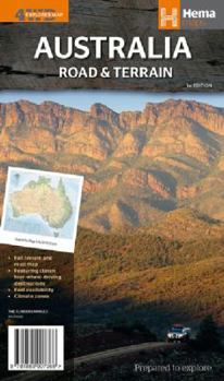 Map Australia Road and Terrain Map 2014: HEMA Book