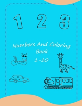 Paperback Recognise Number And Coloring books 1-10 Book