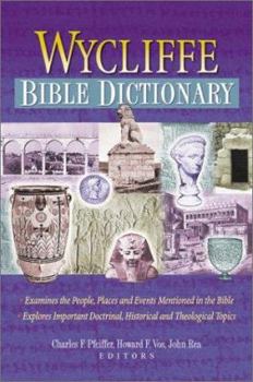 Hardcover Wycliffe Bible Dictionary Book