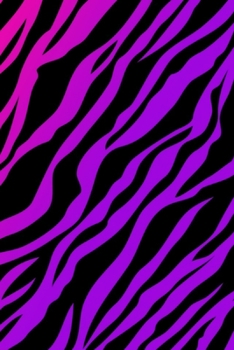 Journal: Pink and Purple Zebra Print Lined Notebook: 110 Blank Lined (6x9) Pages to Jot Down Your Thoughts