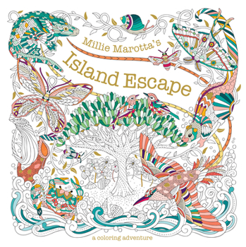 Paperback Millie Marotta's Island Escape: A Coloring Adventure Book