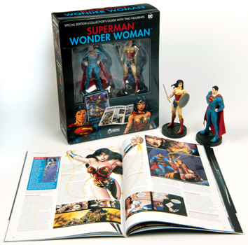 Hardcover Superman and Wonder Woman Plus Collectibles [With Toy] Book