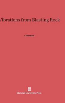 Hardcover Vibrations from Blasting Rock Book
