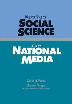 Hardcover Reporting of Social Science in the National Media Book