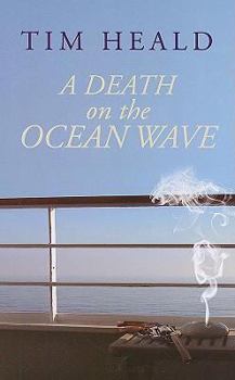 Hardcover A Death on the Ocean Wave [Large Print] Book