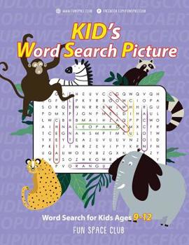 Paperback Kid's Word Search Picture: Word Search Book for Kids Ages 9-12 Book