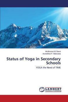 Paperback Status of Yoga in Secondary Schools Book