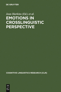 Hardcover Emotions in Crosslinguistic Perspective Book