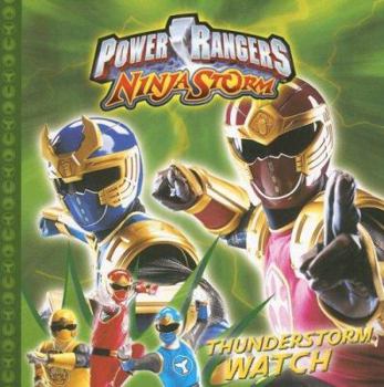Paperback Power Rangers Ninja Storm: Thunderstorm Watch Book