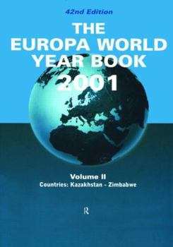 Hardcover Europa World Year Bk 2001 V2 Book