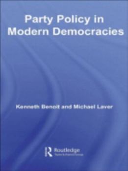 Hardcover Party Policy in Modern Democracies Book