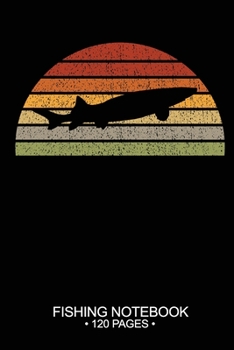 Paperback Fishing Notebook 120 Pages: 6"x 9'' Wide Rule Lined Paperback White Sturgeon Fish-ing Freshwater Game Fly Journal Composition Notes Day Planner No Book