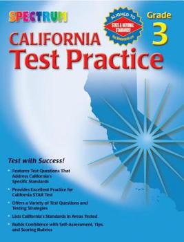 Paperback California Test Practice, Grade 3 Book