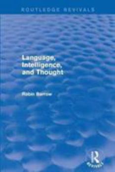 Paperback Language, Intelligence, and Thought Book
