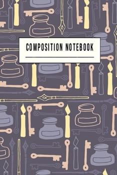 Paperback Composition Notebook: College Ruled 6" x 9" Writing Notes Journal, Office, Kids, School and college student. Book