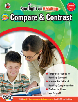 Paperback Compare & Contrast, Grades 3 - 4 Book