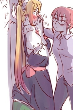 Journal: Dragon Maid Soft Glossy Cover Journal Lined Pages Book 6 x 9 Inches 110 Pages