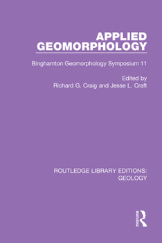 Paperback Applied Geomorphology: Binghamton Geomorphology Symposium 11 Book
