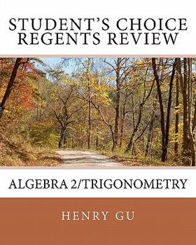 Paperback Student's Choice Regents Review Algebra 2/Trigonometry Book