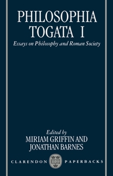 Paperback Philosophia Togata I: Essays on Philosophy and Roman Society Book