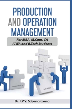 Hardcover Production and Operation Management Book