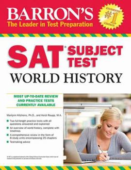 Paperback Barron's SAT Subject Test World History Book