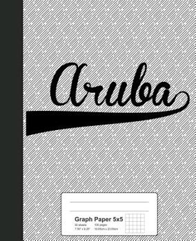 Paperback Graph Paper 5x5: ARUBA Notebook Book