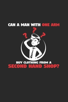 Paperback Second hand shop: 6x9 Men - grid - squared paper - notebook - notes Book