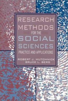 Paperback Research Methods for the Social Sciences: Practice and Applications Book